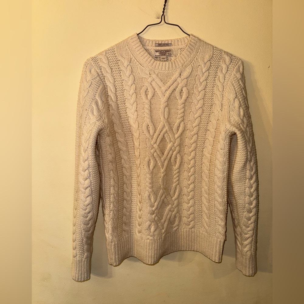 J Crew Wallace & Barnes Shetland Wool Sweater, X-Small